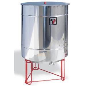 Maturatore inox 800 kg per miele a scarico totale
