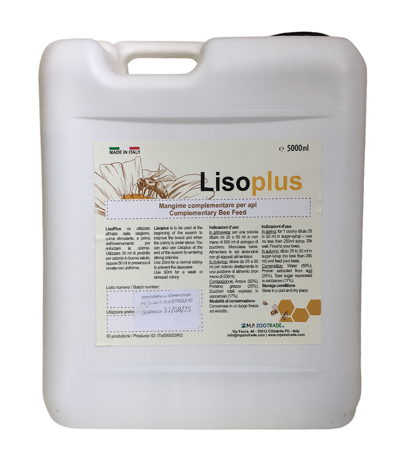 Tanica Lisoplus 5 L integratore alimentare api