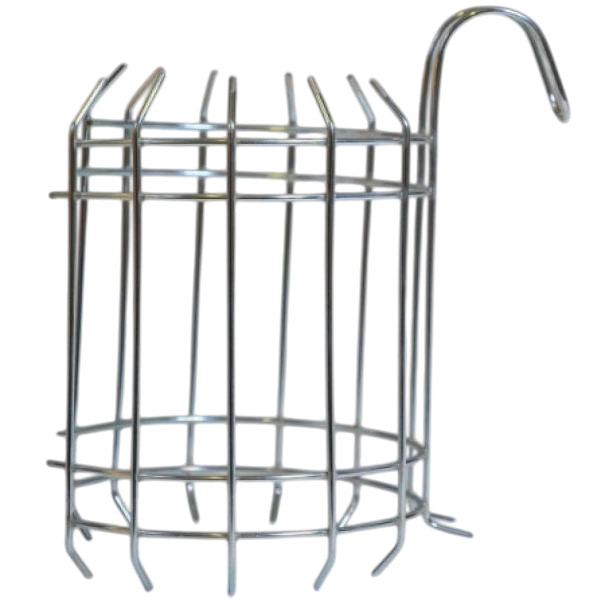 Griglia di protezione per affumicatore 8 cm in acciaio inox con gancio