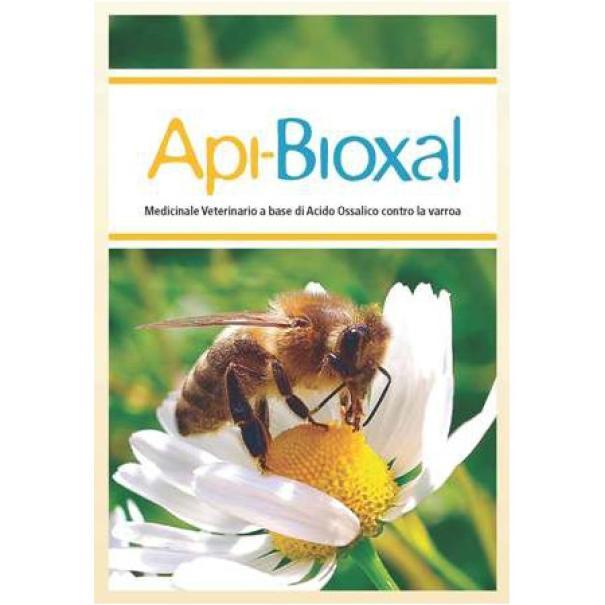 Confezione Api Bioxal Laif trattamento antivarroa acido ossalico su margherita per uso apicoltura biologica