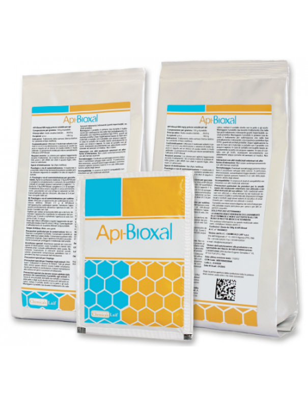vari formati api bioxal bustine e sacchetti trattamento antivarroa laif