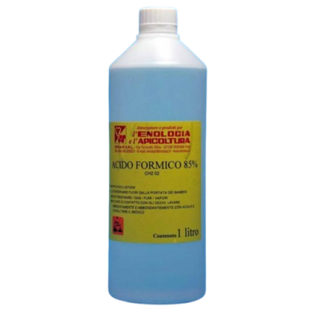 flacone acido formico 1 litro apicoltura trattamento antivarroa soluzione 84