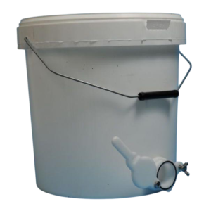 Secchio in plastica con coperchio e rubinetto, 19 l