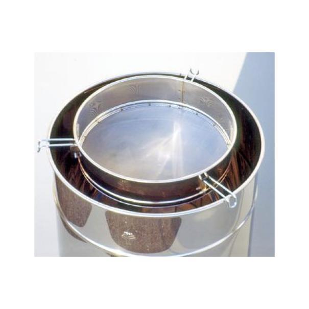 filtro in acciaio inox grande per miele con tre supporti per maturatori da 200 a 1000 kg