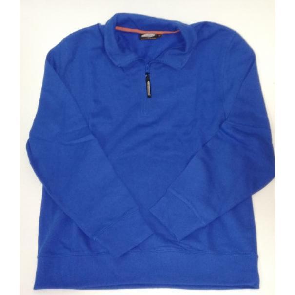  felpa/maglia da sudore con mezza zip nera - foto 2