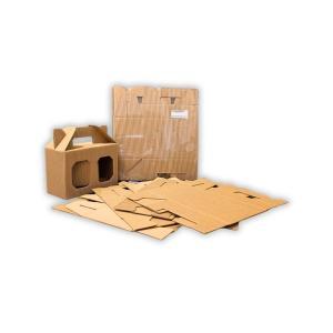 Scatoletta avana per 2 vasetti di miele da 1000 g (10 pezzi)