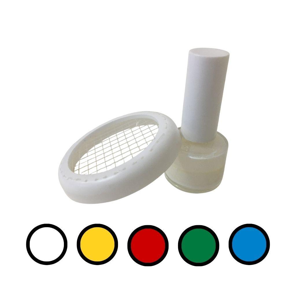 Kit marcatore regina con flacone colore e retina fermaregina